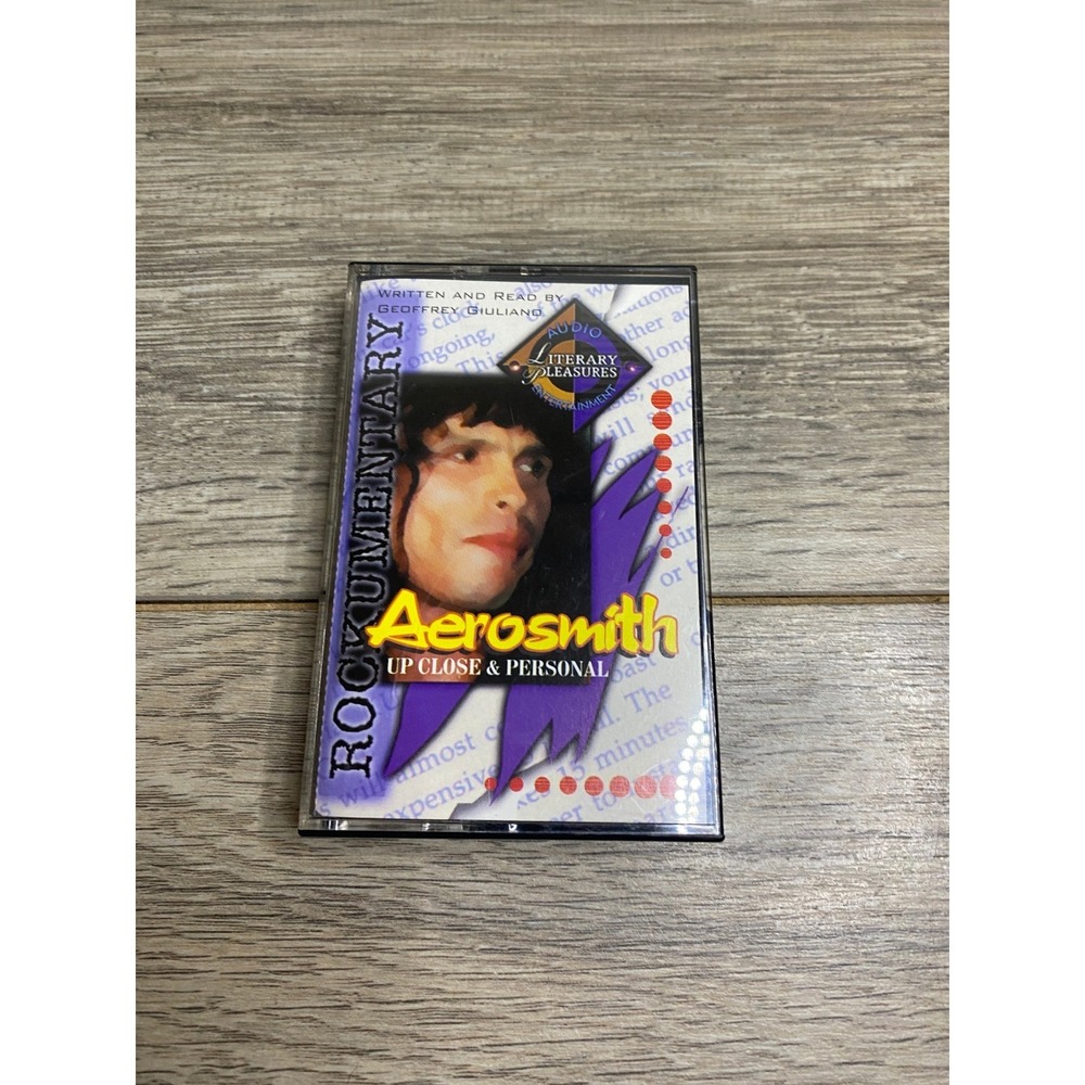 Aerosmith Rockumentary Cassette Tape OS White Excellent Up Close & Personal 1995